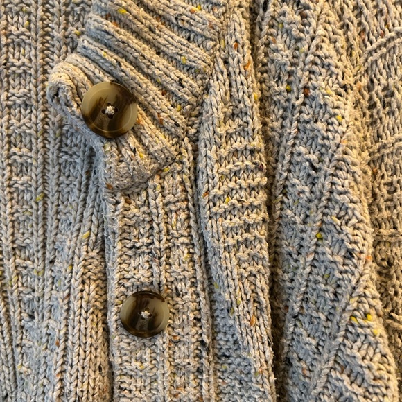 Madewell Women's Gray Cable Knit Sweater - Picture 4 of 4